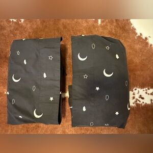 Two (2) Travel Portable Blackout Curtain Shade with Suction Cups, 50" x 78"